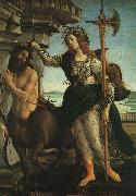 BOTTICELLI, Sandro, Pallas and the Centaur f